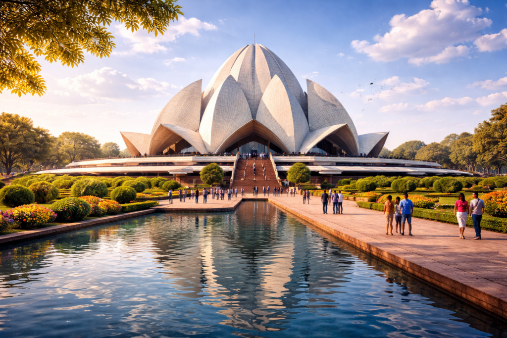 lotus temple in delhi 