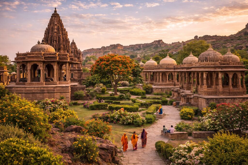 Mandore Garden tourist place in jodhpur indian and international allowed