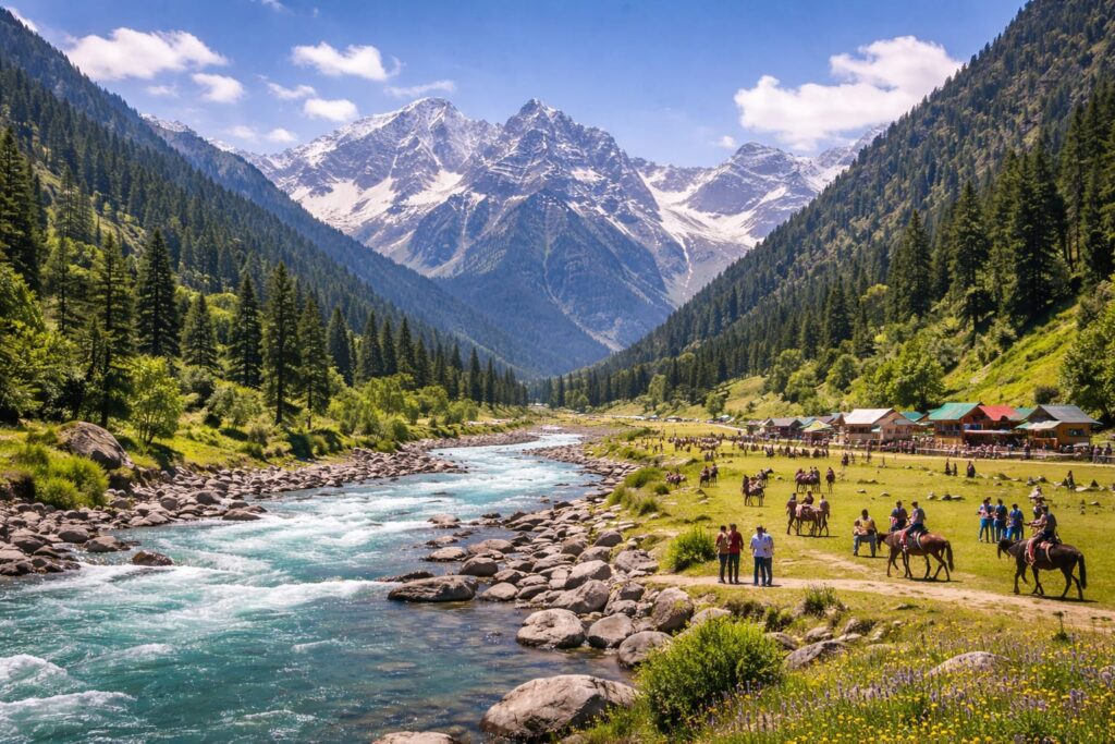 Sonamarg  tourist places in kashmir