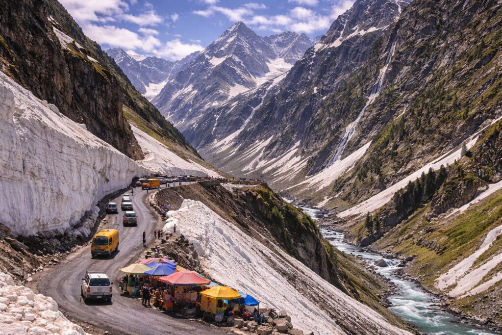 Zoji La Pass sonamarg sonw places in India