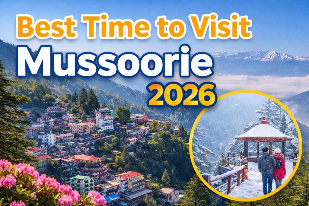 naturla view of mussoorie hills during best travel season 2026
