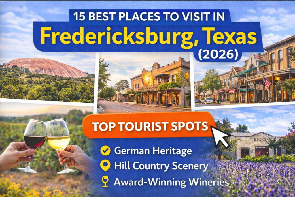 places to visit in Fredericksburg Texas