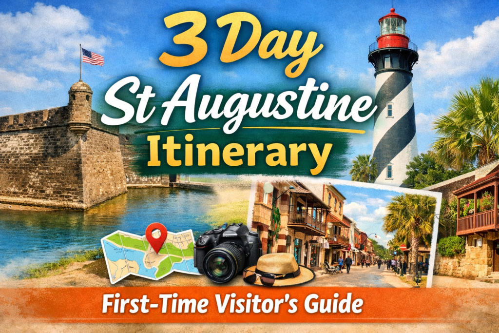 3 days itinerary Augustine